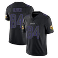 Parkc M.Vikings #84 Josh Oliver Player Black Impact LImited Home Game Stitched Jerseys