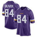 Parkc M.Vikings #84 Josh Oliver Player Purple Home Game Stitched Jerseys