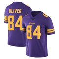 Parkc M.Vikings #84 Josh Oliver Player Purple Limited Color Rush Home Game Stitched Jerseys
