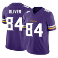 Parkc M.Vikings #84 Josh Oliver Player Purple Limited Vapor F.U.S.E. Home Game Stitched Jerseys