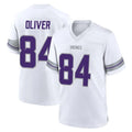Parkc M.Vikings #84 Josh Oliver Player White Alternate Home Game Stitched Jerseys