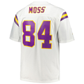 Parkc M.Vikings #84 Randy Moss Mitchell & Ness White Big & Tall 1998 Legacy Retired Player Stitched Puhic Jersey