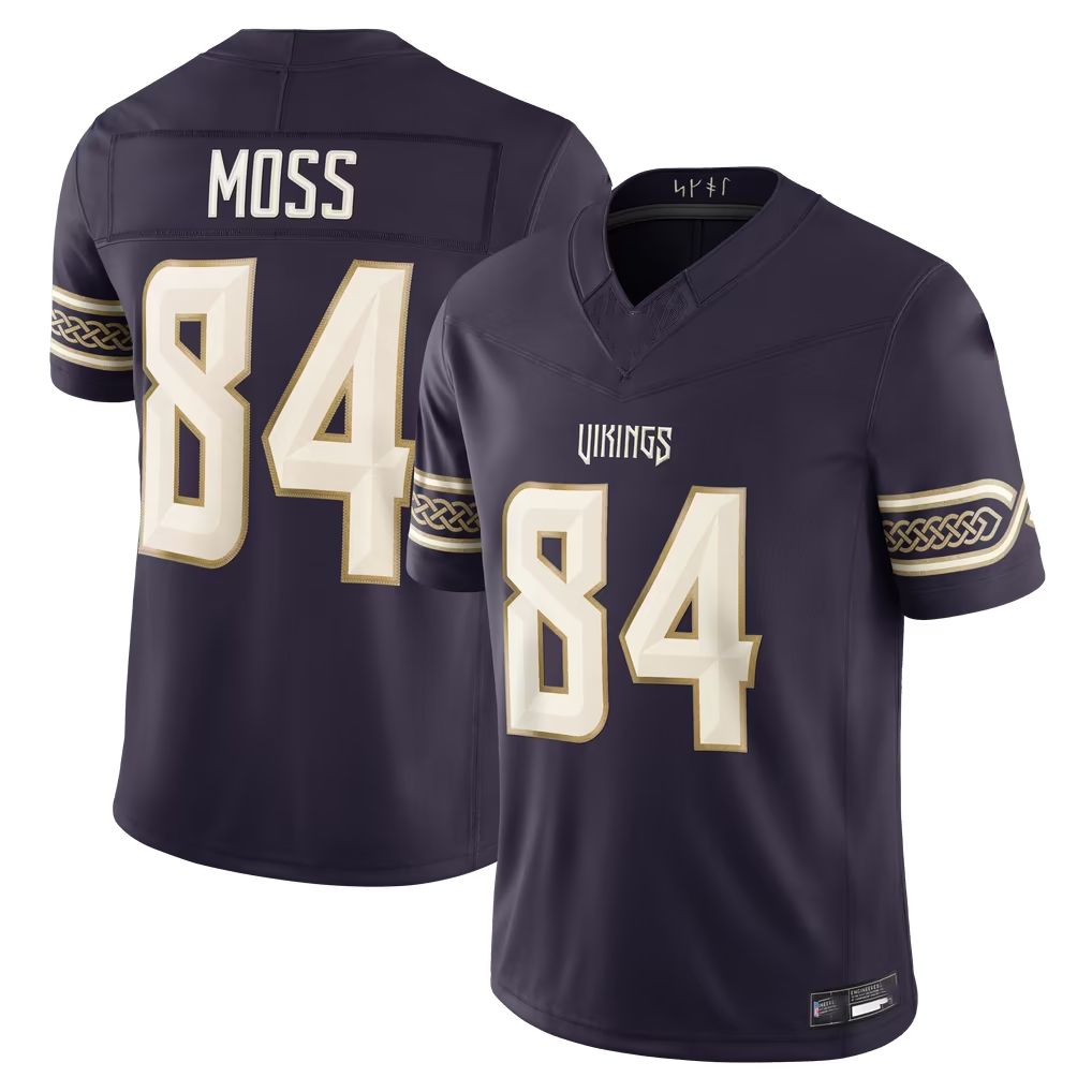 Parkc MN.Vikings #84 Randy Moss Purple 2026 Rivalries Collection Limited Stitched Jerseys