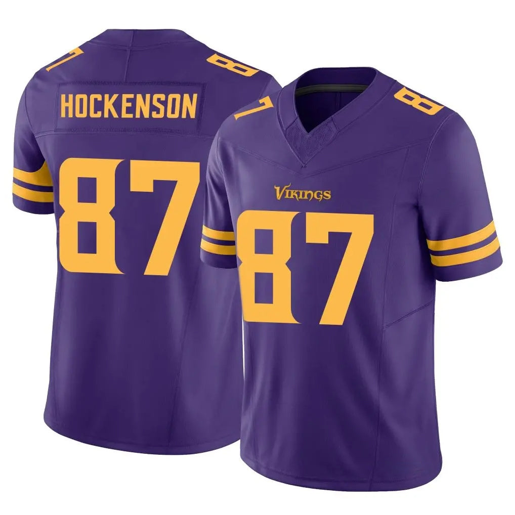 Parkc M.Vikings #87 T.J. Hockenson Player Purple Limited Alternate Vapor F.U.S.E. Home Game Stitched Jerseys