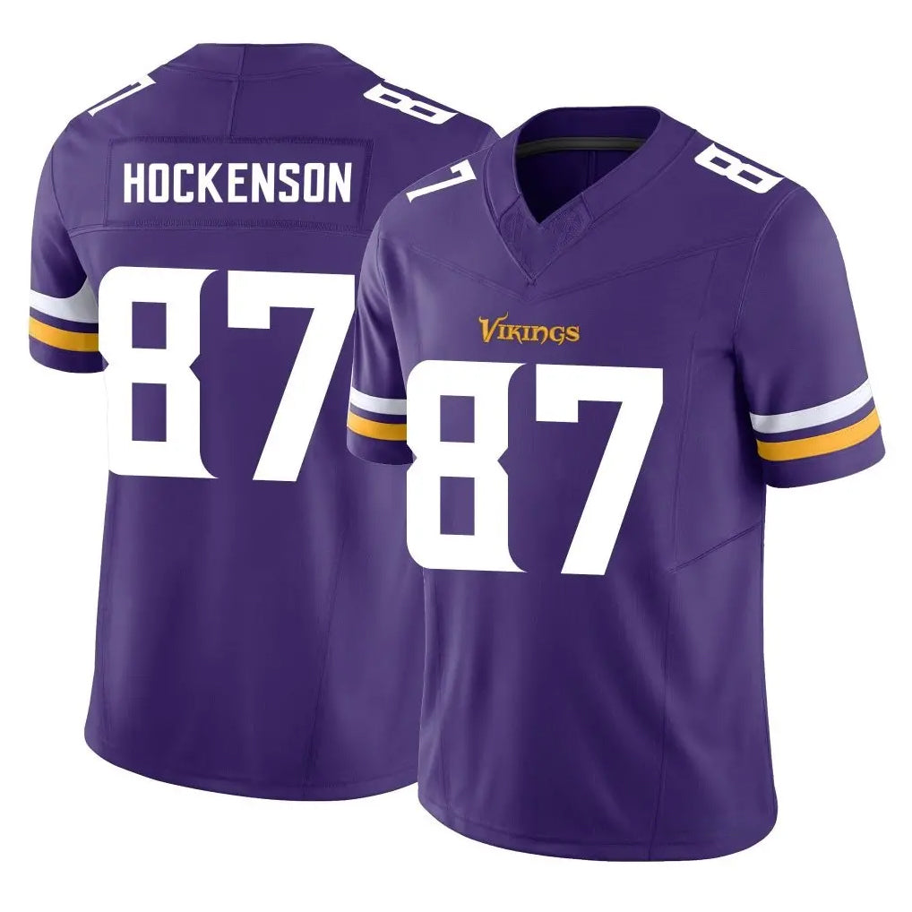 Parkc M.Vikings #87 T.J. Hockenson Player Purple Limited Vapor F.U.S.E. Home Game Stitched Jerseys