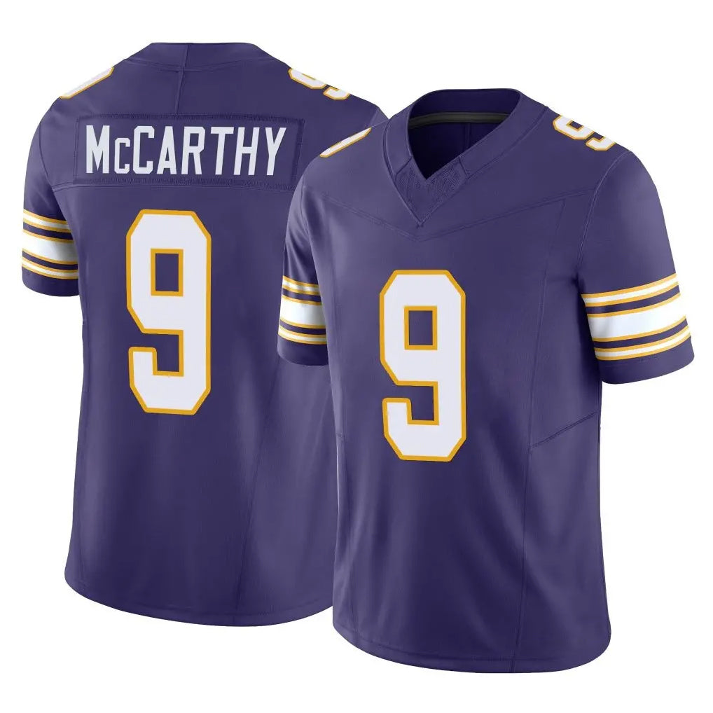 Parkc M.Vikings #9 J.J. McCarthy Player Purple Limited Classic Vapor F.U.S.E. Home Game Stitched Jerseys
