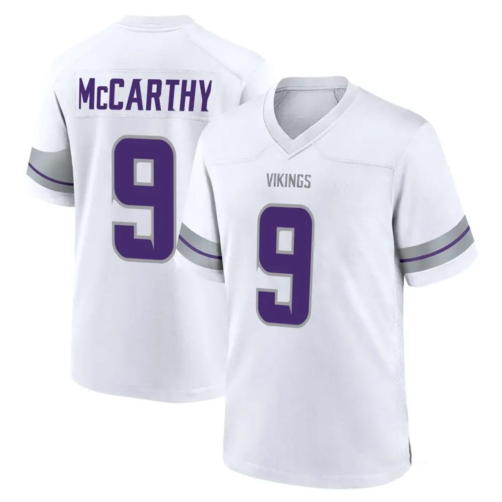 Parkc M.Vikings #9 J.J. McCarthy Player White Alternate Home Game Stitched Jerseys