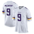 Parkc M.Vikings #9 J.J. McCarthy Player White Home Game Stitched Jerseys