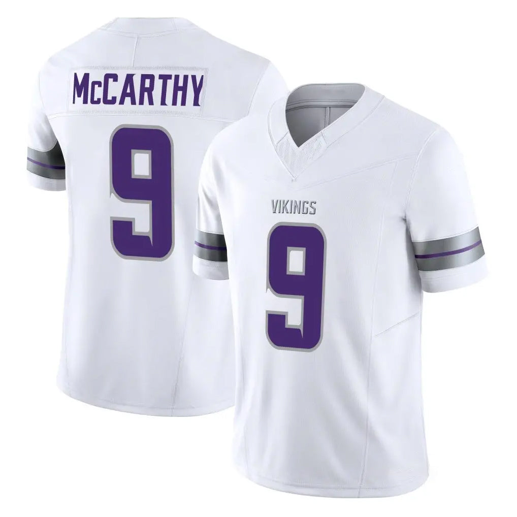 Parkc M.Vikings #9 J.J. McCarthy Player White Limited Alternate Vapor F.U.S.E. Home Game Stitched Jerseys