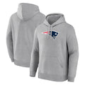 Parkc NE.Patriots Gray LOGO Pullover Hoodies Home Game Blank Player Stitched Jerseys