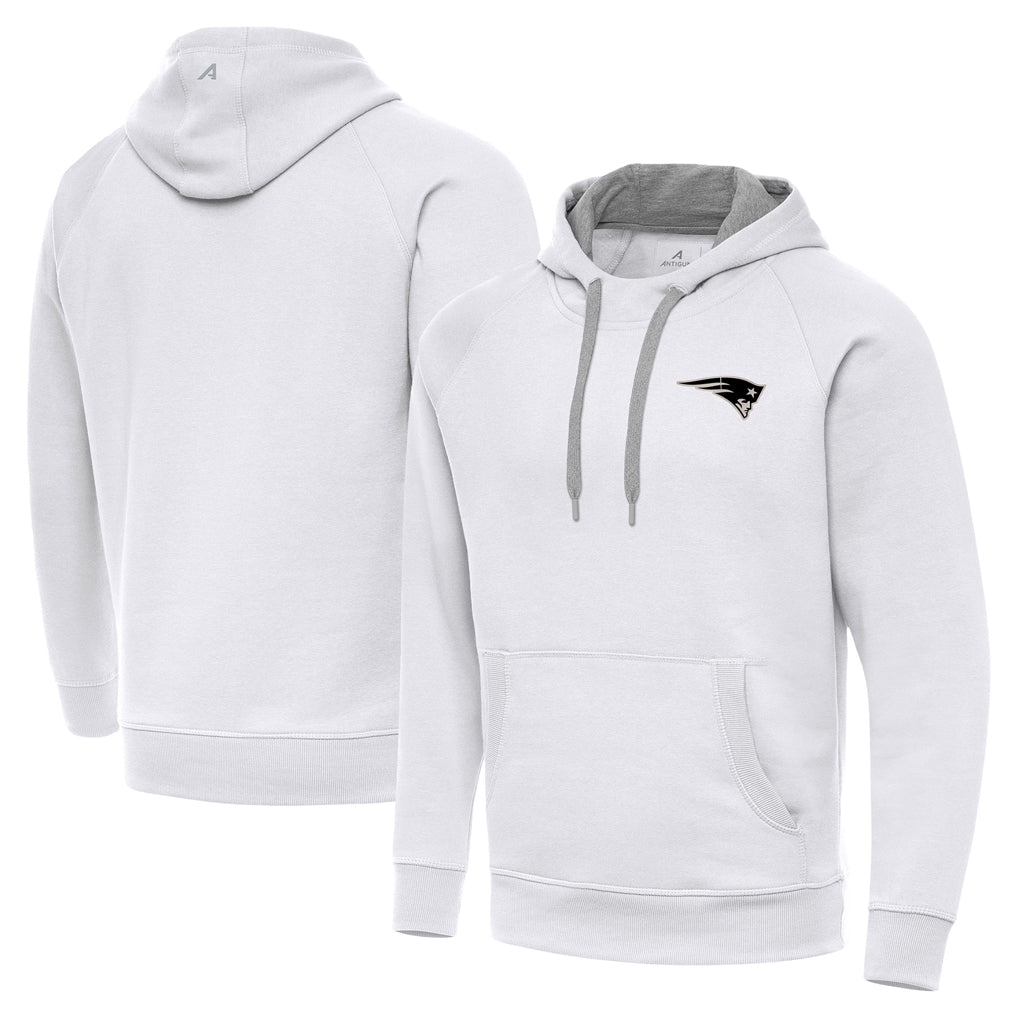 Parkc NE.Patriots White Pullover Hoodies Limited Blank Player Stitched Jerseys