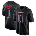Parkc NE.Patriots #0 Christian Gonzalez Player Carbon Fashion Limited Home Game Stitched Jerseys