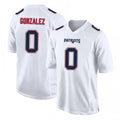 Parkc NE.Patriots #0 Christian Gonzalez Player White Fashion Limited Home Game Stitched Jerseys