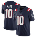 Parkc NE.Patriots #10 Drake Maye Player Navy Vapor Untouchable Home Game Stitched Jerseys