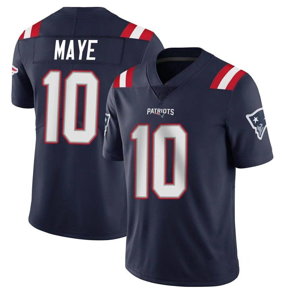 Parkc NE.Patriots #10 Drake Maye Player Navy Vapor Untouchable Home Game Stitched Jerseys