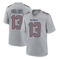 Parkc NE.Patriots #13 Mack Hollins Player Gray Fashion Limited Home Game Stitched Jerseys