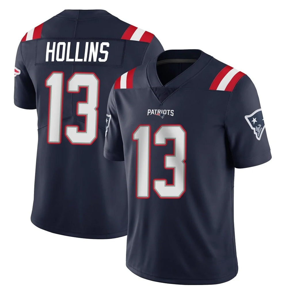 Parkc NE.Patriots #13 Mack Hollins Player Navy Vapor Untouchable Home Game Stitched Jerseys
