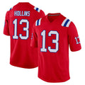 Parkc NE.Patriots #13 Mack Hollins Player Red Home Game Stitched Jerseys