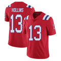 Parkc NE.Patriots #13 Mack Hollins Player Red Limited Vapor F.U.S.E. Home Game Stitched Jerseys