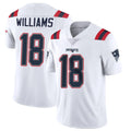 Parkc NE.Patriots #18 Kyle Williams Player White Vapor Untouchable Home Game Stitched Jerseys