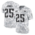 Parkc NE.Patriots #25 Marcus Jones Player Arctic Camo Salute To Service Limited Game Stitched Jerseys