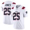 Parkc NE.Patriots #25 Marcus Jones Player White Vapor Untouchable Home Game Stitched Jerseys
