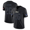 Parkc NE.Patriots #26 Hassan Haskins Player Black Impact LImited Home Game Stitched Jerseys