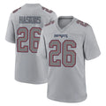 Parkc NE.Patriots #26 Hassan Haskins Player Gray Fashion Limited Home Game Stitched Jerseys