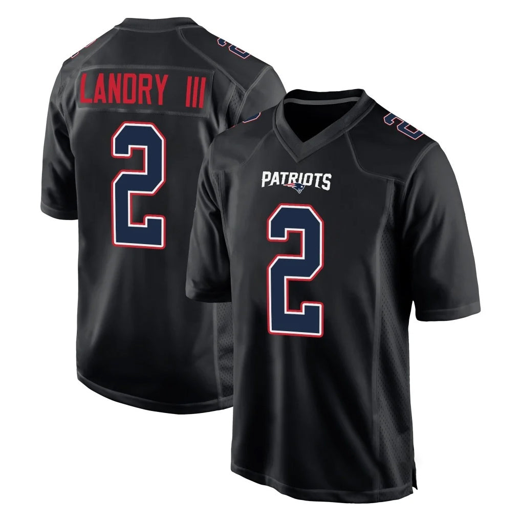 Parkc NE.Patriots #2 Harold Landry III Player Carbon Fashion Limited Home Game Stitched Jerseys