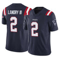 Parkc NE.Patriots #2 Harold Landry III Player Navy Limited Vapor F.U.S.E. Home Game Stitched Jerseys