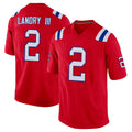 Parkc NE.Patriots #2 Harold Landry III Player Red Home Game Stitched Jerseys