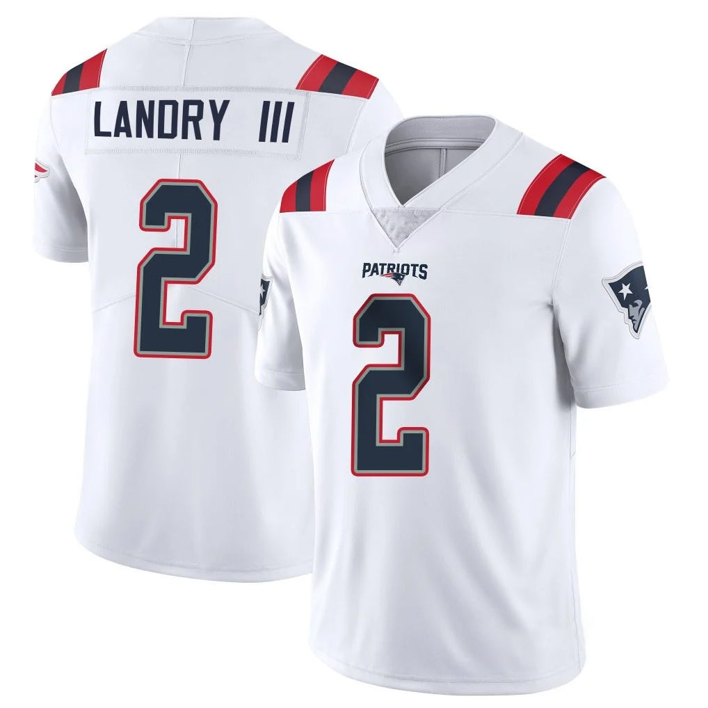 Parkc NE.Patriots #2 Harold Landry III Player White Vapor Untouchable Home Game Stitched Jerseys