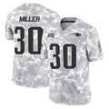 Parkc NE.Patriots #30 Jam Miller Player Arctic Camo Salute To Service Limited Game Stitched Jerseys