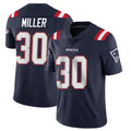 Parkc NE.Patriots #30 Jam Miller Player Navy Vapor Untouchable Home Game Stitched Jerseys