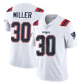Parkc NE.Patriots #30 Jam Miller Player White Vapor Untouchable Home Game Stitched Jerseys