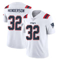 Parkc NE.Patriots #32 TreVeyon Henderson Player White Vapor Untouchable Home Game Stitched Jerseys