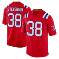 Parkc NE.Patriots #38 Rhamondre Stevenson Player Red Home Game Stitched Jerseys
