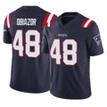 Parkc NE.Patriots #48 Namdi Obiazor Player Navy Limited Vapor F.U.S.E. Home Game Stitched Jerseys