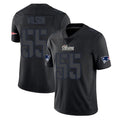 Parkc NE.Patriots #55 Jared Wilson Player Black Impact LImited Home Game Stitched Jerseys