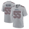 Parkc NE.Patriots #55 Jared Wilson Player Gray Fashion Limited Home Game Stitched Jerseys