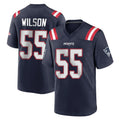 Parkc NE.Patriots #55 Jared Wilson Player Navy Home Game Stitched Jerseys
