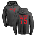 Parkc NE.Patriots #75 Alijah Vera-Tucker Player Gray Pullover Hoodies Home Game Stitched Jerseys