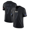 Parkc NE.Patriots #7 Carlton Davis III Player Black Impact LImited Home Game Stitched Jerseys
