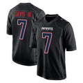 Parkc NE.Patriots #7 Carlton Davis III Player Carbon Fashion Limited Home Game Stitched Jerseys