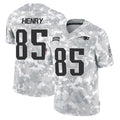 Parkc NE.Patriots #85 Hunter Henry Player Arctic Camo Salute To Service Limited Game Stitched Jerseys