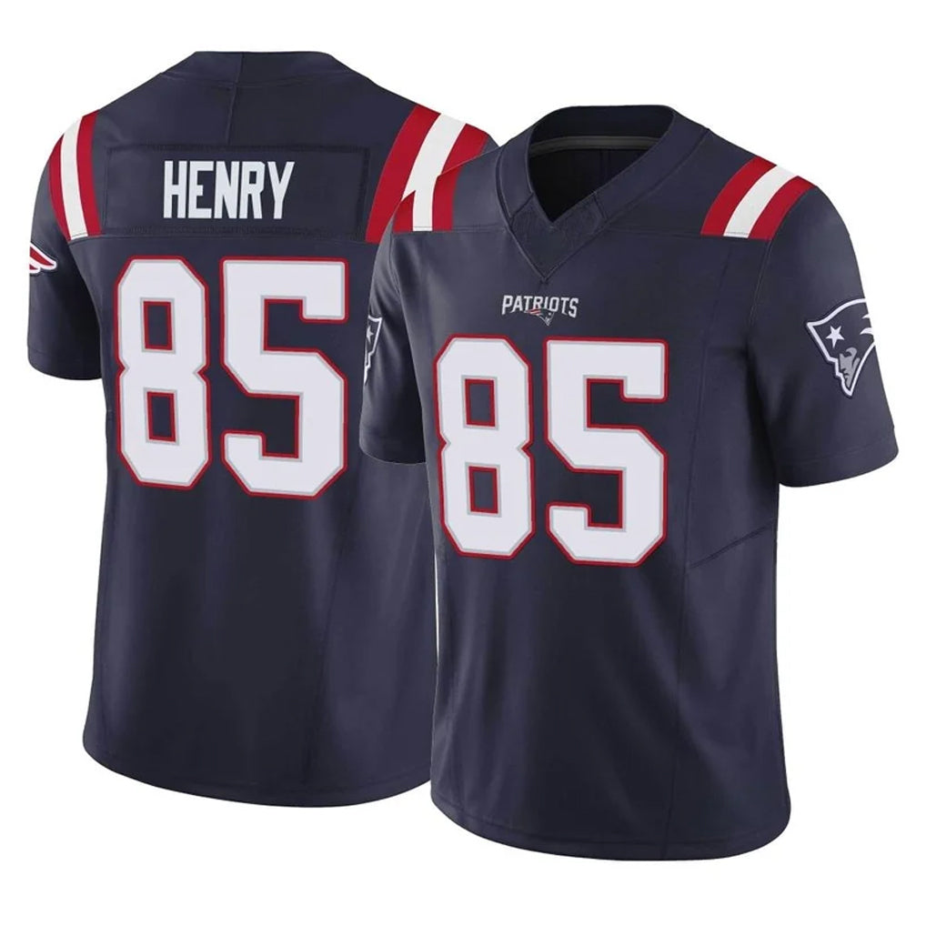 Parkc NE.Patriots #85 Hunter Henry Player Navy Limited Vapor F.U.S.E. Home Game Stitched Jerseys
