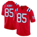 Parkc NE.Patriots #85 Hunter Henry Player Red Home Game Stitched Jerseys
