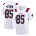 Parkc NE.Patriots #85 Hunter Henry Player White Home Game Stitched Jerseys