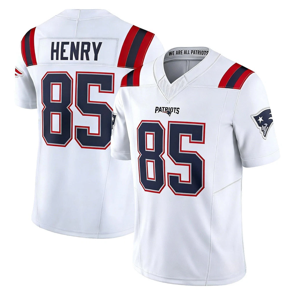 Parkc NE.Patriots #85 Hunter Henry Player White Limited Vapor F.U.S.E. Home Game Stitched Jerseys