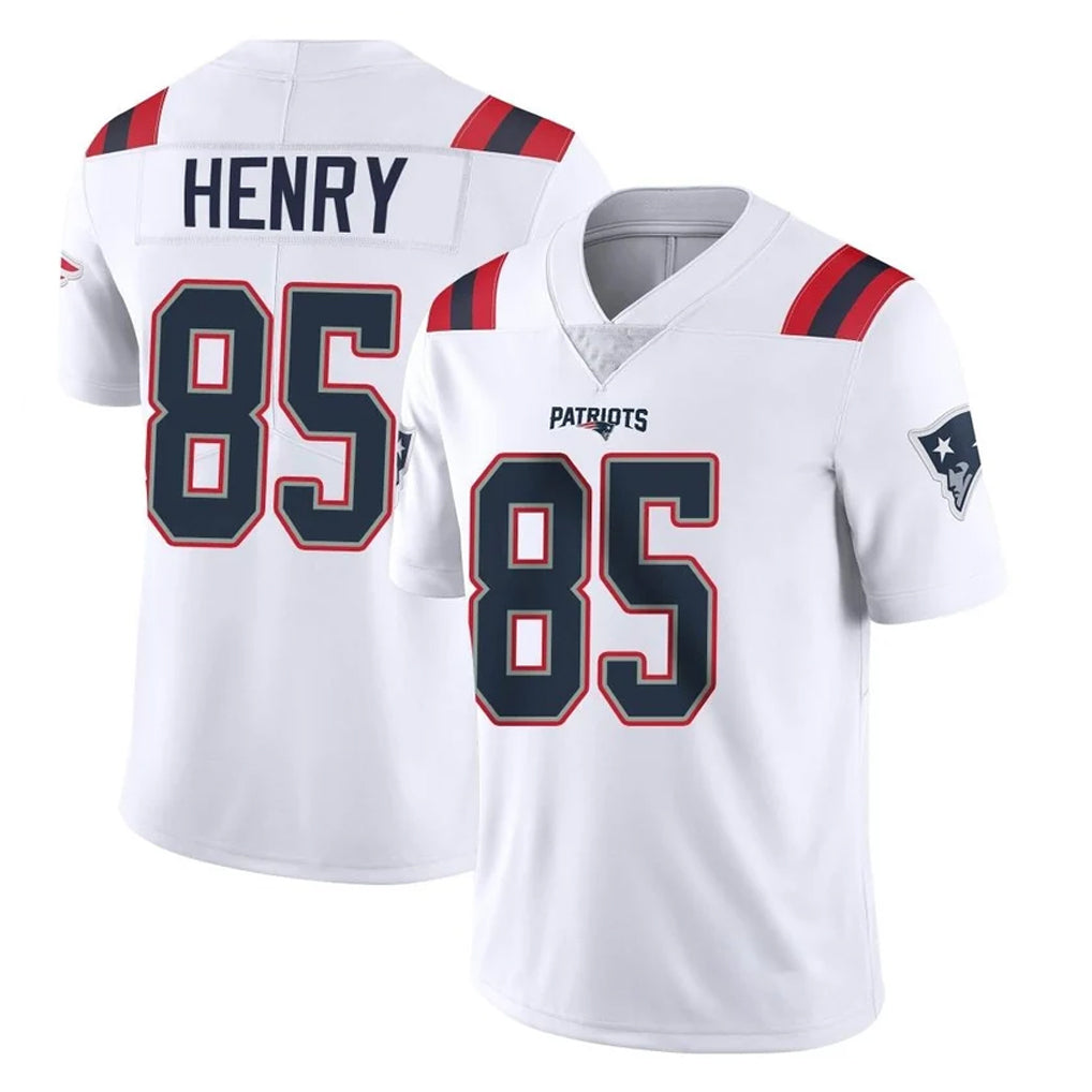 Parkc NE.Patriots #85 Hunter Henry Player White Vapor Untouchable Home Game Stitched Jerseys